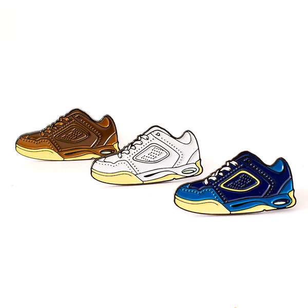 The Reynolds 1 Enamel Pin in Brown / Gum