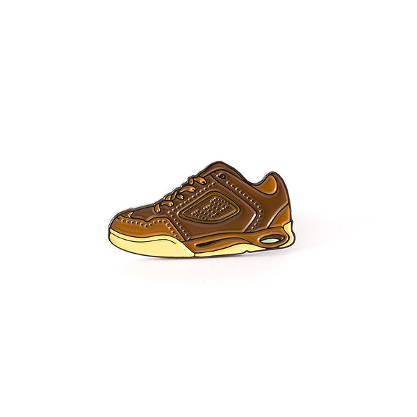 The Reynolds 1 Enamel Pin in Brown / Gum