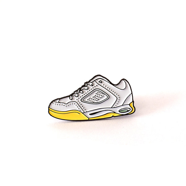 The Reynolds One Enamel Pin in White / Gum