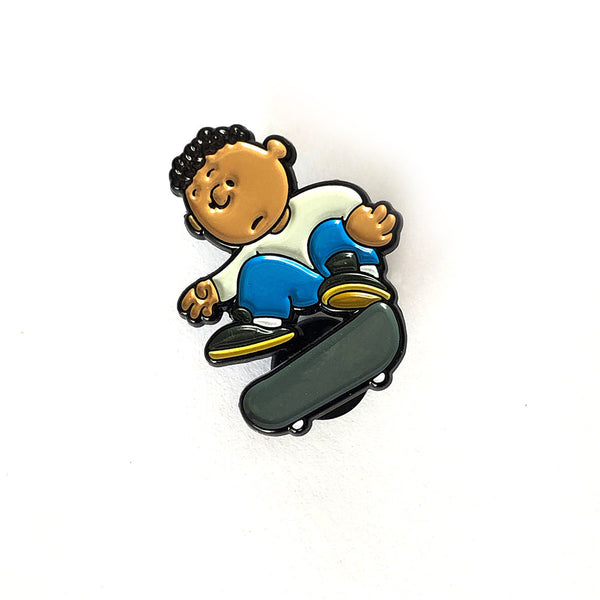 Franklin Campbell at World Park Enamel Pin