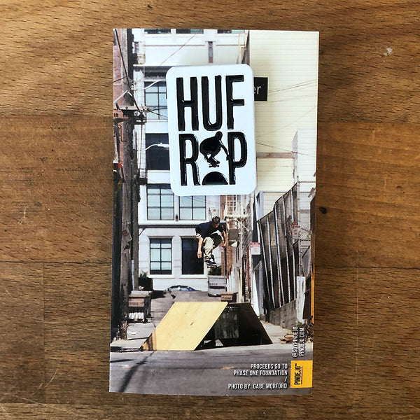 Keith Hufnagel Forever 'HUFxRIP' Enamel Pin in White
