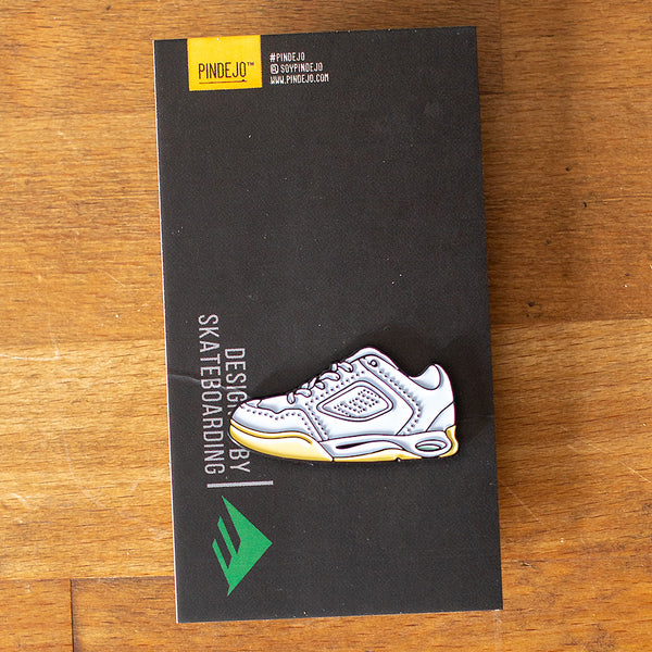 The Reynolds One Enamel Pin in White / Gum