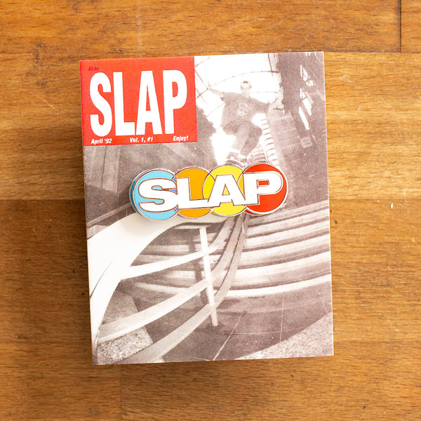 Slap Magazine Enamel Pin by Pindejo