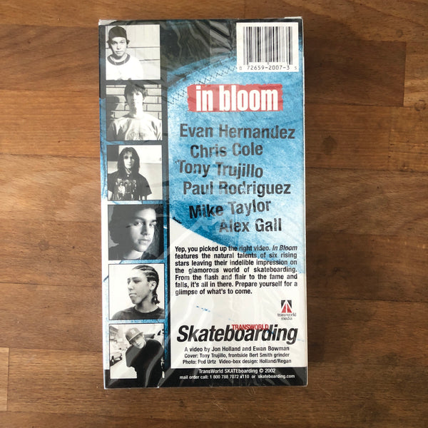 Transworld "In Bloom" VHS - NEW IN BOX