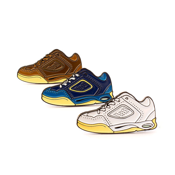 The Reynolds One Enamel Pin in White / Gum