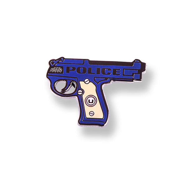 Police Reverse Gun pin