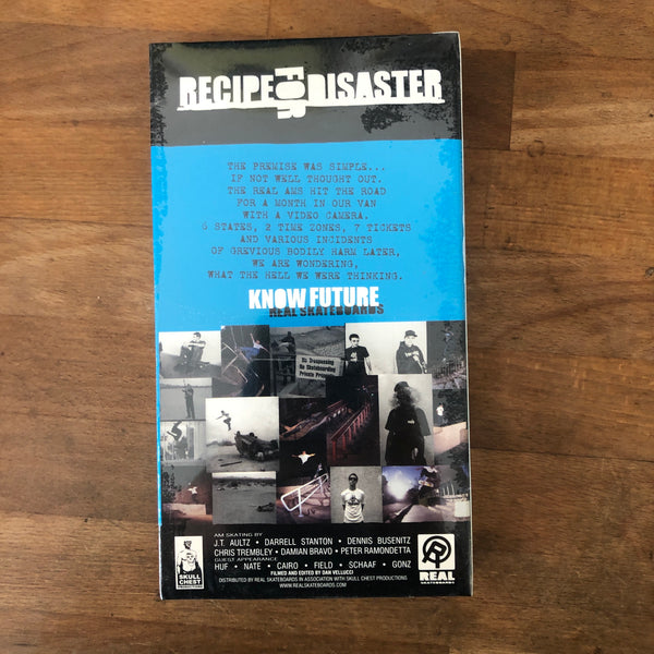 Real Skateboards "Recipe for Disaster VHS - NEW IN BOX