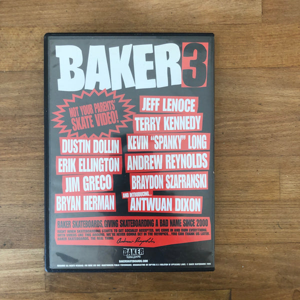 Baker 3 DVD