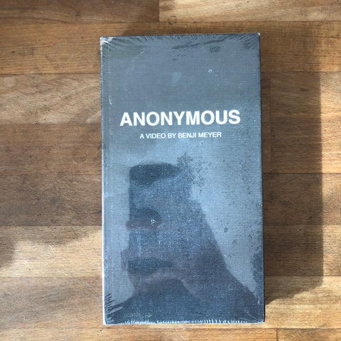 Benji Meyer "Anonymous" VHS - NEW IN BOX