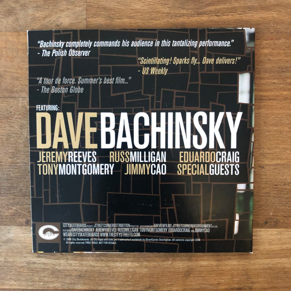 City What is a Bachinsky DVD