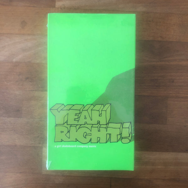 Girl "Yeah Right" VHS - NEW IN BOX