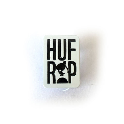 Keith Hufnagel Forever 'HUFxRIP' Enamel Pin in White