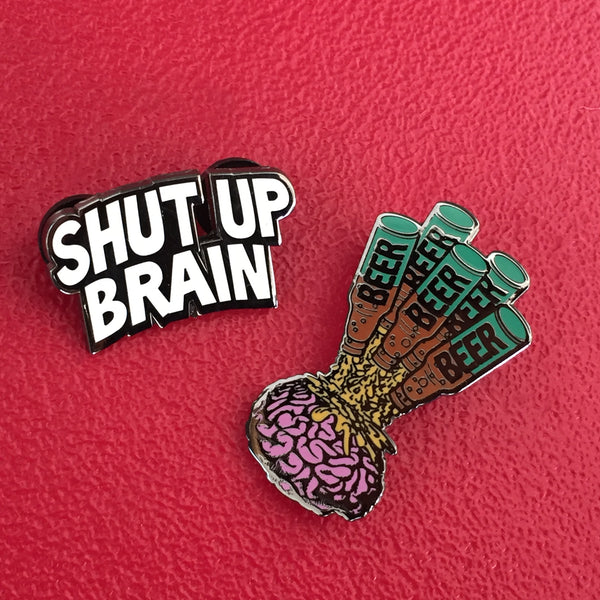 Shut Up Brain BEER by Todd Bratrud