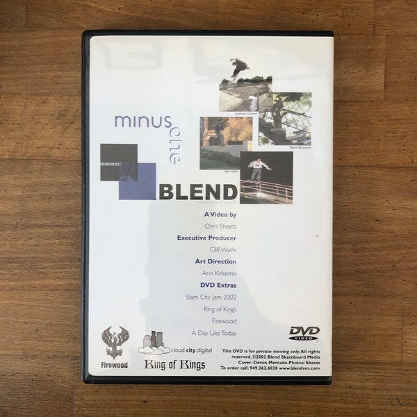 Minus One Blend DVD