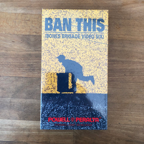 Powell Peralta Ban This VHS - NEW IN BOX