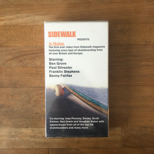Sidewalk Magazine In Motion VHS