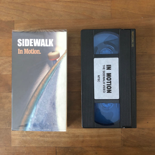 Sidewalk Magazine In Motion VHS