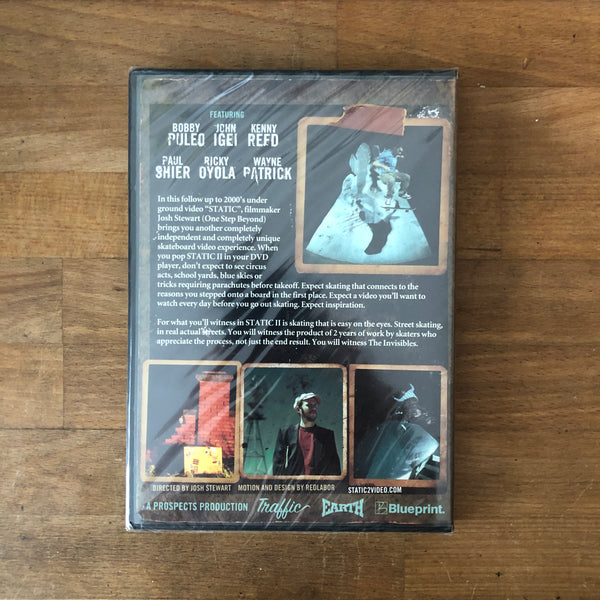 Josh Stewart Static 2 DVD - Bobby Puleo, Kenny Reed - NEW IN BOX