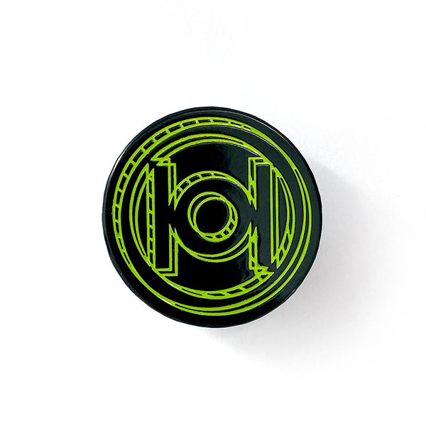 101 Skateboards Logo Enamel Pin in Black