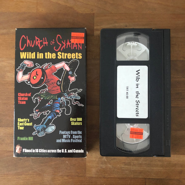 Church of Skaten Wild In The Streets VHS