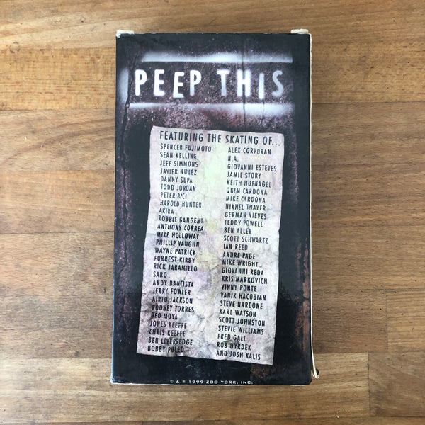 Zoo York Peep This VHS - CLASSIC