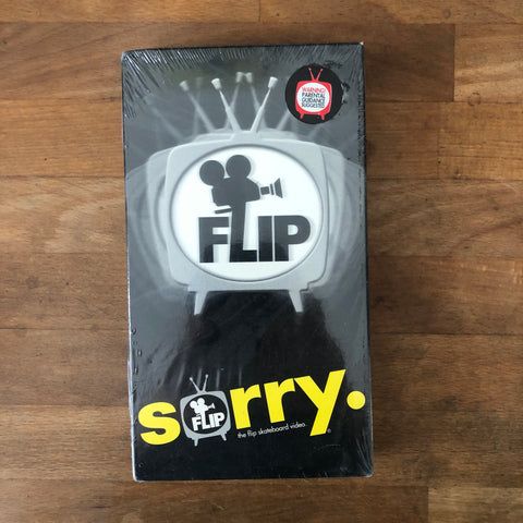 Flip Skateboards "Sorry" VHS - NEW IN BOX *** RARE!!