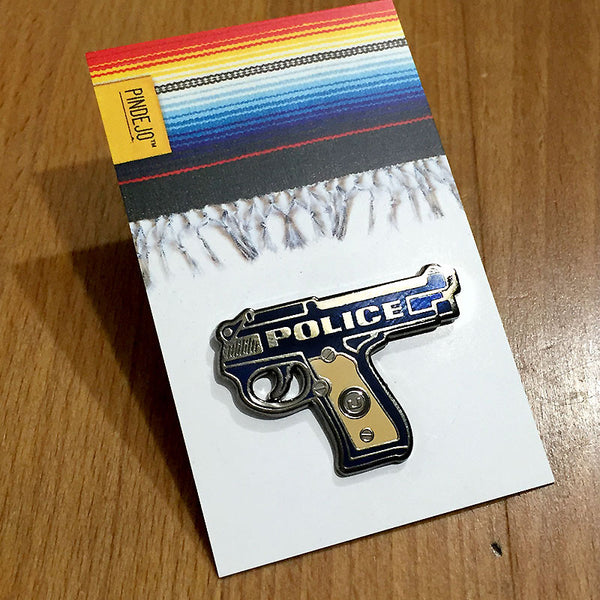 Police Reverse Gun pin
