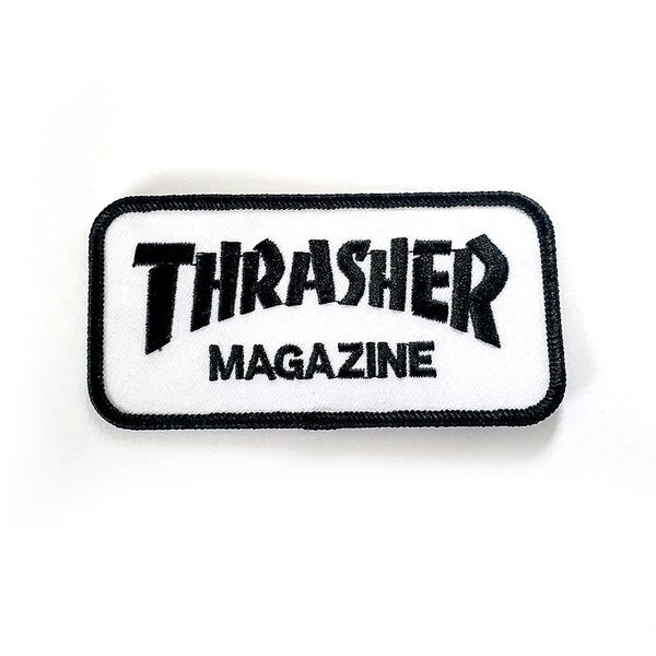 Thrasher Bar Logo Patch - Black